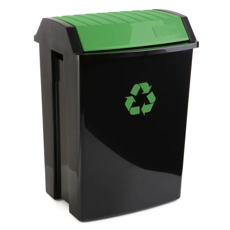 +TRASH BIN TATAY 11023.01 50L SWING GREEN